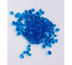 skleněné kameny mini- světle modrá